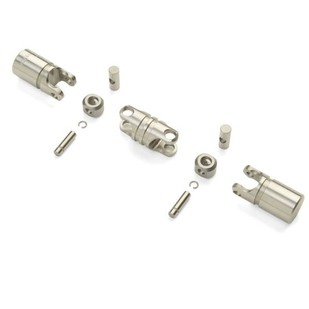 RULAND Double U-Joint Kit, Machinable, 1.245" (31.6 mm) OD, Stainless UD20-XX-XX-SS-KIT